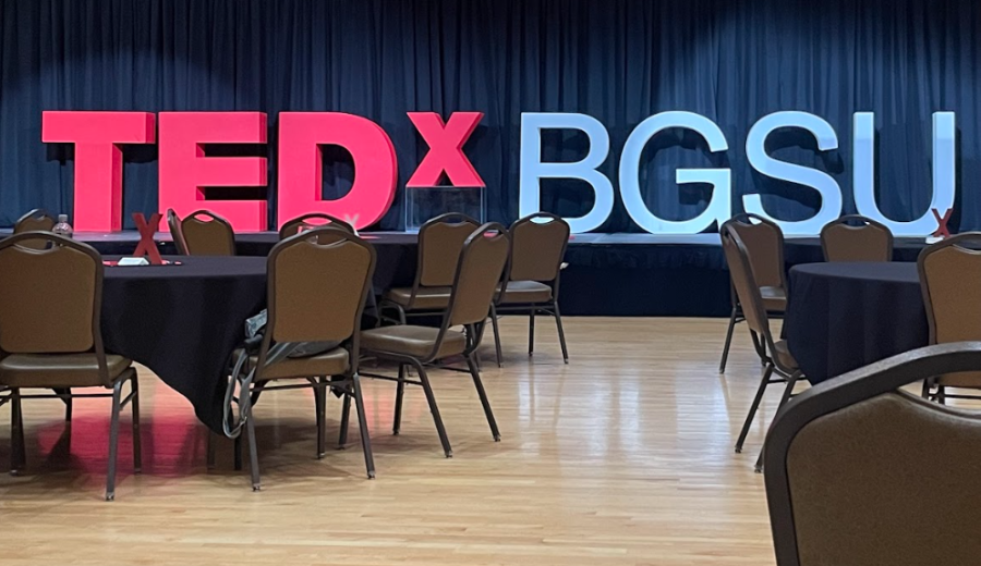 TEDxBGSU on campus.