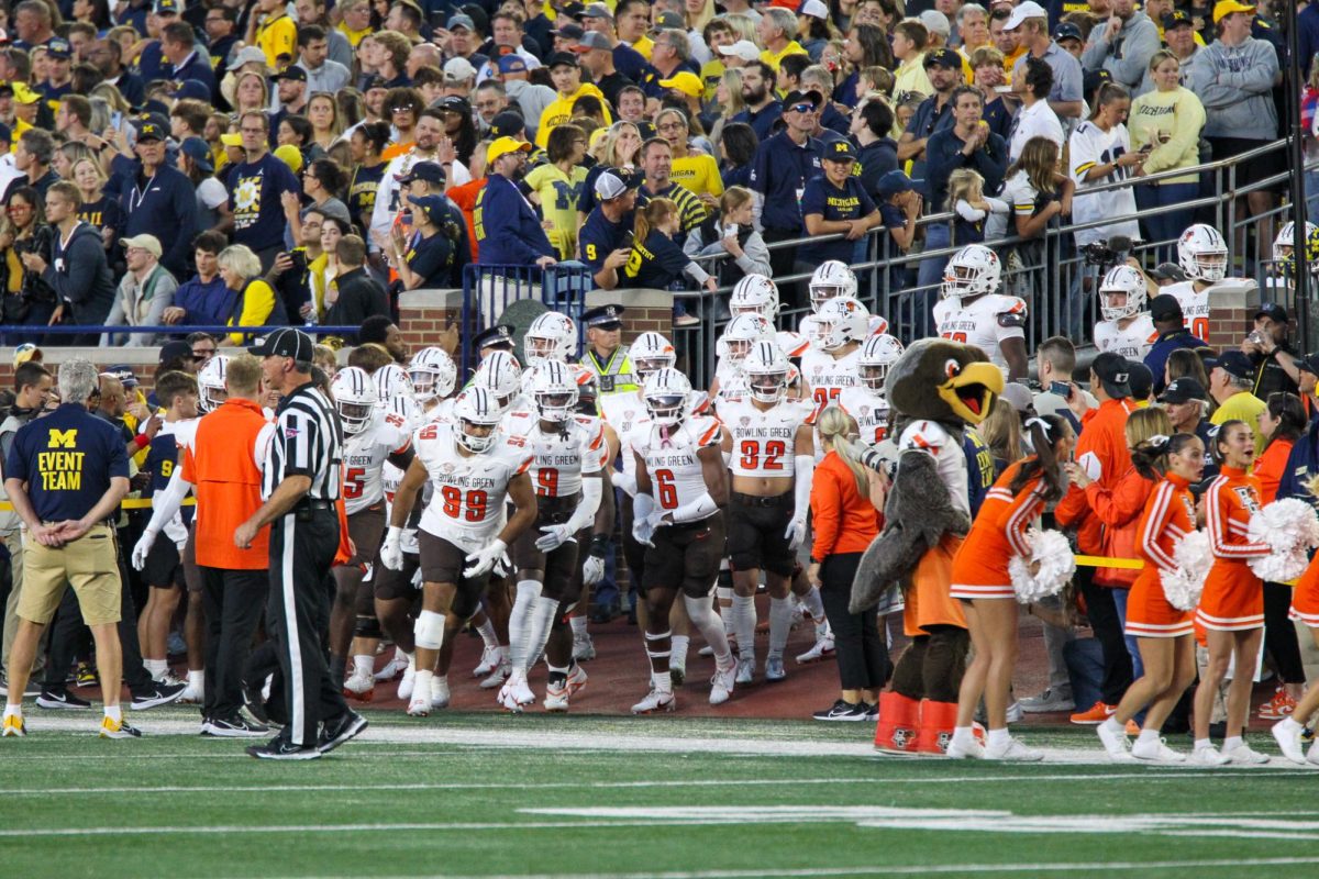 Bowling Green takes the field at the Big House.