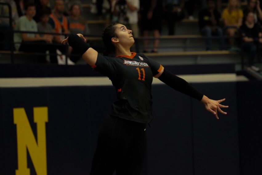 Falcons conclude non-conference with sweep over Wolverines