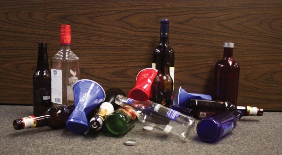 Empty bottles
