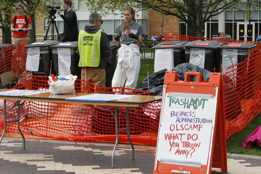 Students learned about environmental issues during the Eco Fair as an Earth Week event.