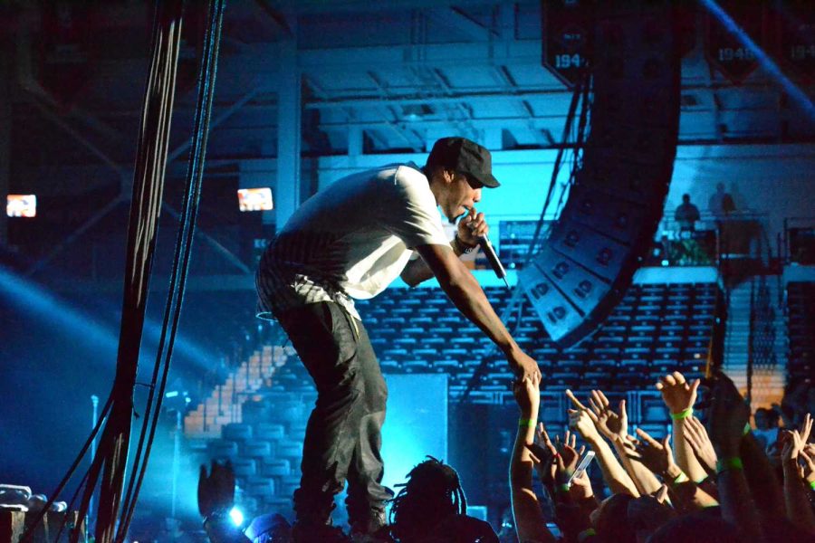 B.o.B performed in the Stroh Center Sunday, August 31.