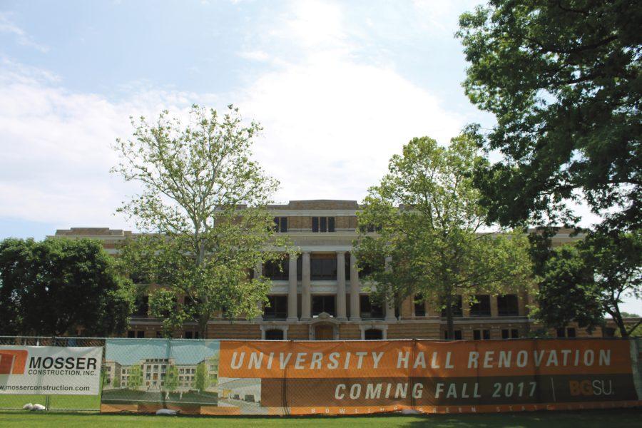 University hall began renovations in January