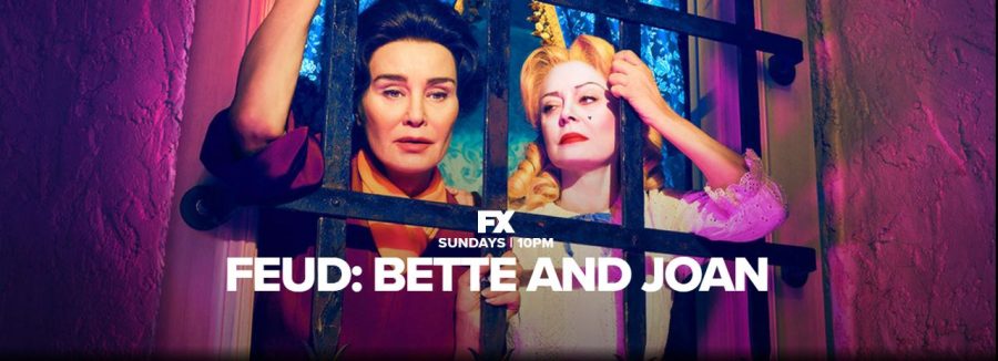 Jessica Lange and Susan Surandon star in FX’s “Feud” as famed Hollywood actresses Joan Crawford and Bette Davis.