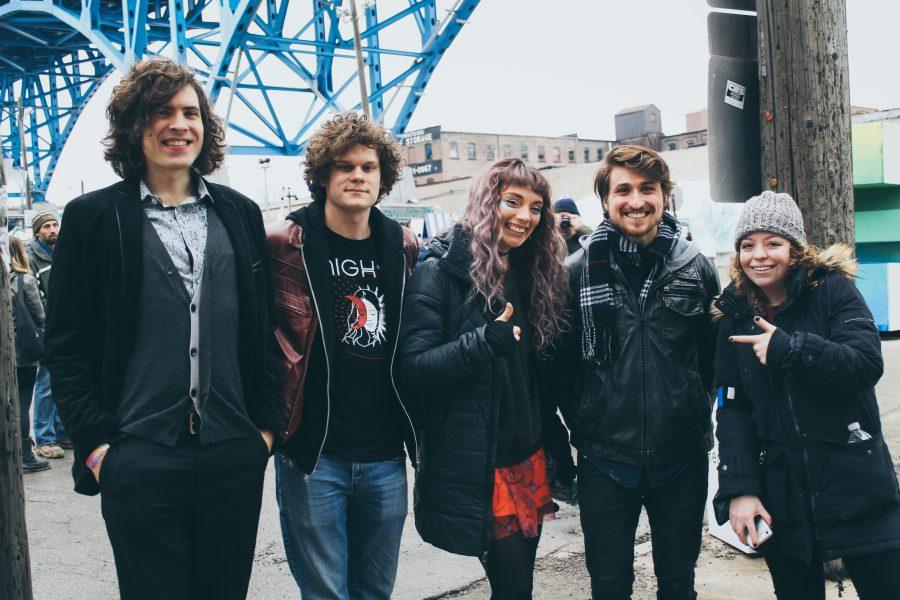 Im with the Band, I thought as I posed awkwardly with the Punch Drunk TaglongsPhoto Cred: Sophie Bodo 