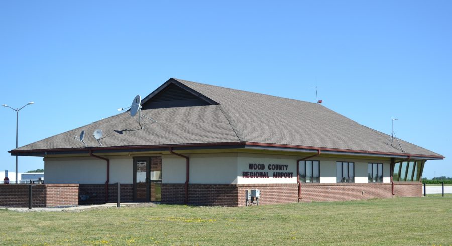 The Wood County Residential Airport is located on Poe Road behind the University
