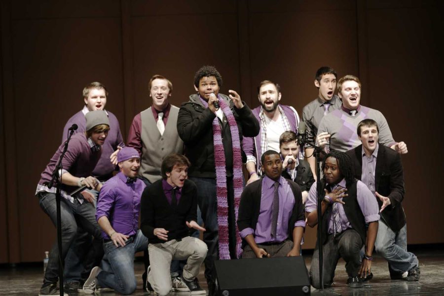 A Cappella group Ten40 performed at the International Championship Collegiate A cappella Competition on Saturday night at Bowling Green High School. The group won.