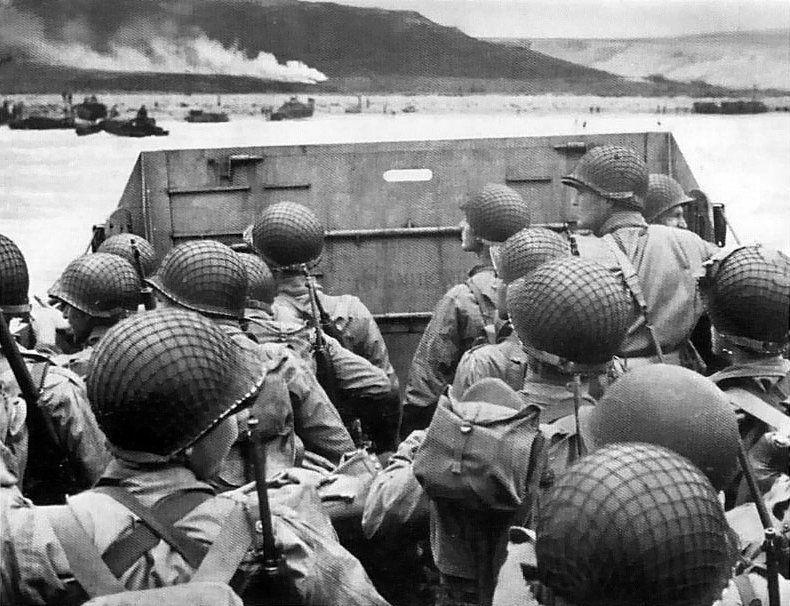 D-Day, the World War II battle famously depicted in Saving Private Ryan.