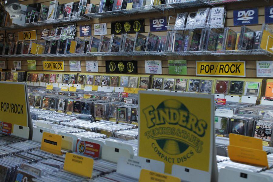 Finders Records has thousands of albums in store.