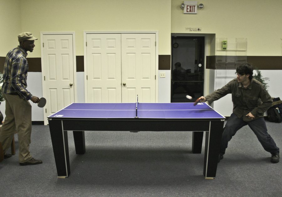 The new Young Adult Resource Center in downtown Bowling Green features games such as ping pong and pool for young adults to play while hanging out at the center.