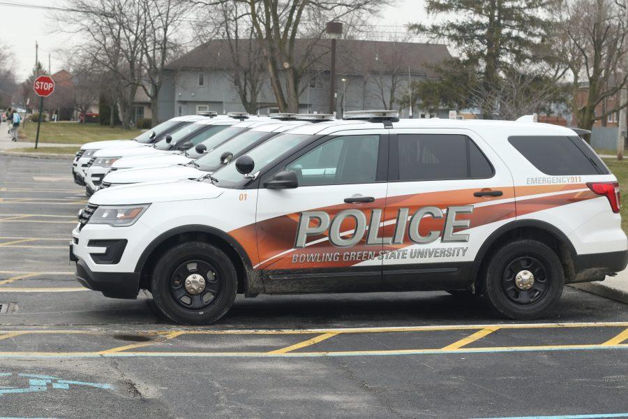 A Bowling Green State University Police cruiser.