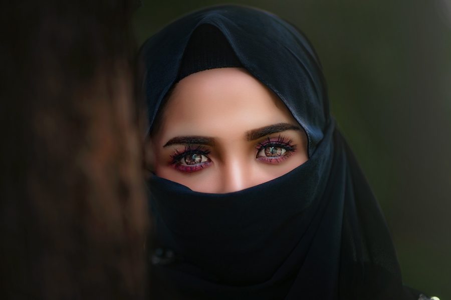 Woman wearing a hijab