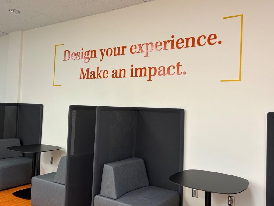 Inside the new Geoffrey H. Radbill Center for College and Life Design.