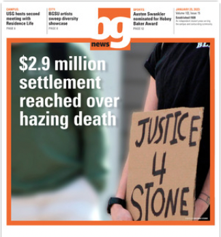 BG News cover