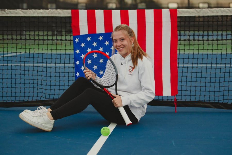 Photo Gallery of American BGSU Womens Tennis Player Hannah Neuman