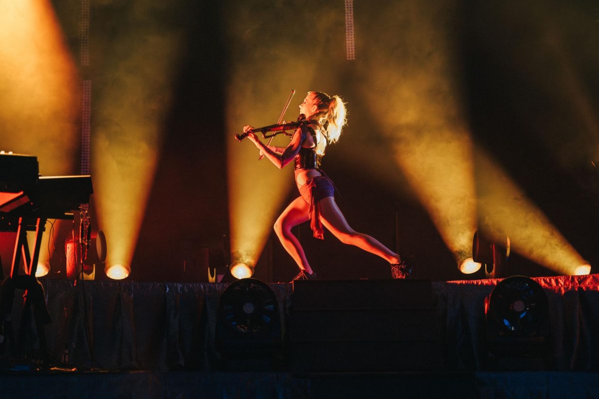 Lindsey Stirling energized hundreds of concert-goers Friday, Aug. 4 during her stop at Centennial Terrace in Sylvania.  The nearly 90-minute show featured over a dozen of Stirling’s top hits, choreography and costume changes.