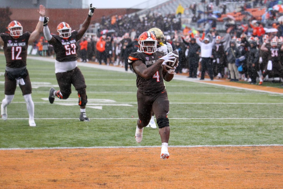 Terion Stewart running into the endzone for his second touchdown