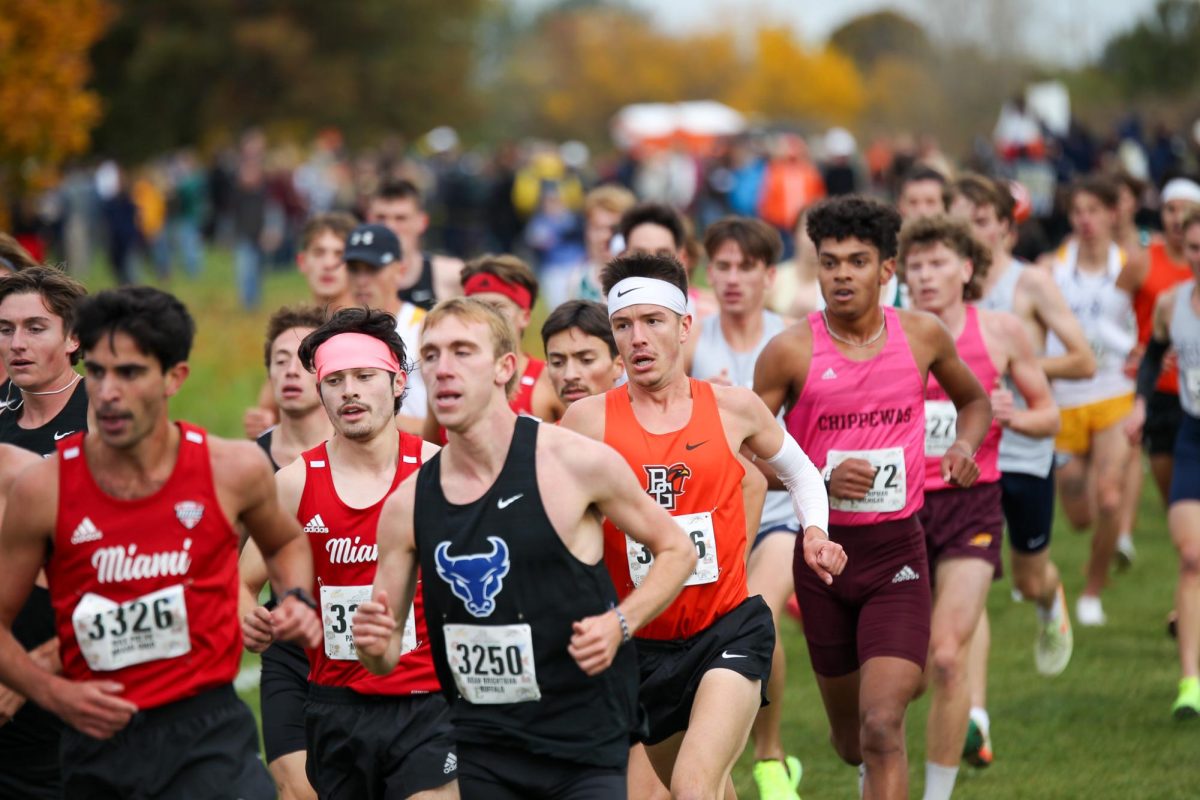 Anthony Sweet running with the pack 