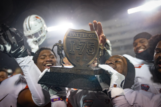 The Battle of I-75 trophy