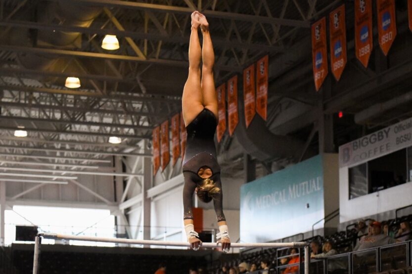 Rivelli+sets+career+record+on+the+road+at+WMU+in+loss+for+BGSU+gymnastics