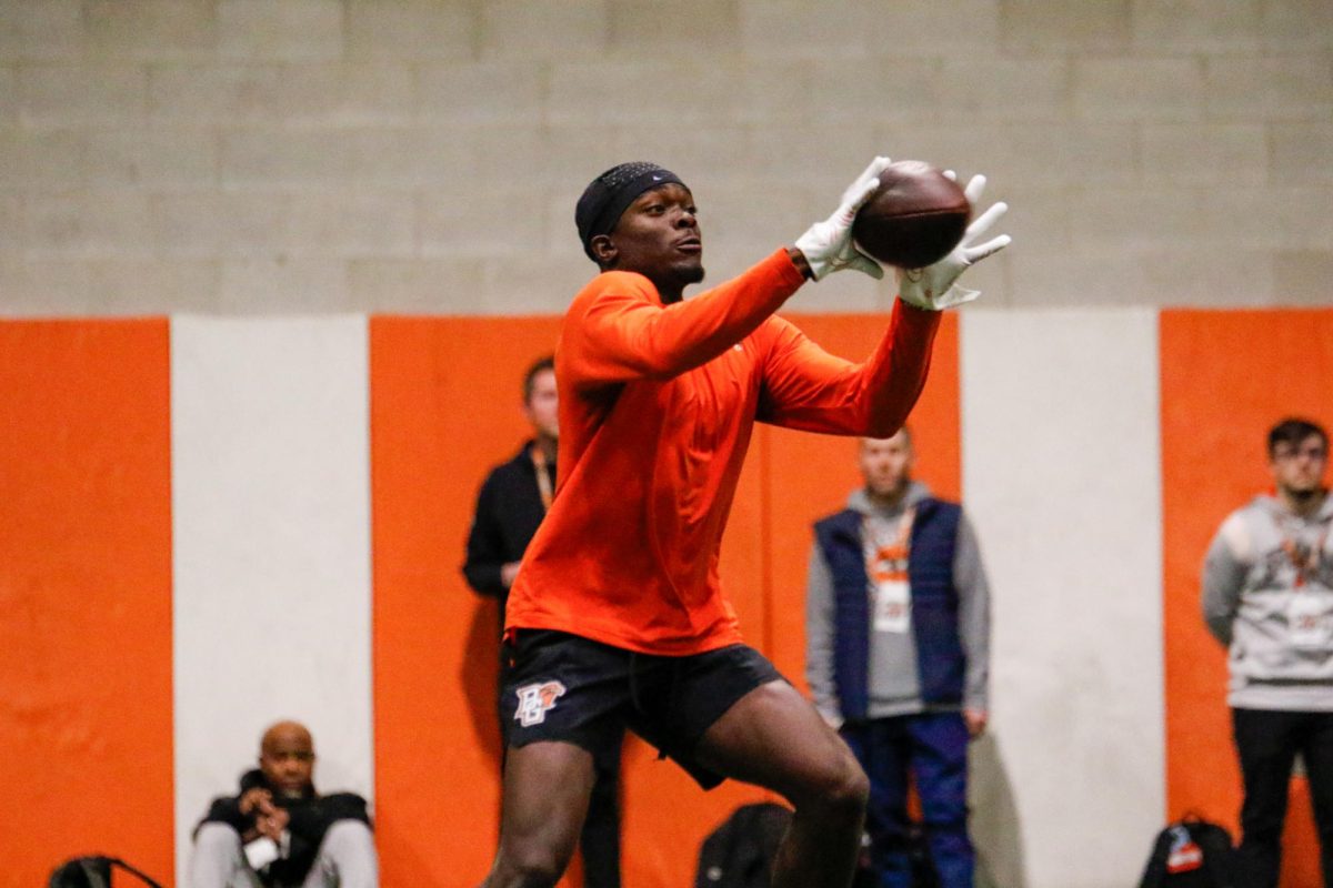 Bowling Green, OH - BGSU Football hosted NFL Pro Day Tuesday morning at Perry Field House