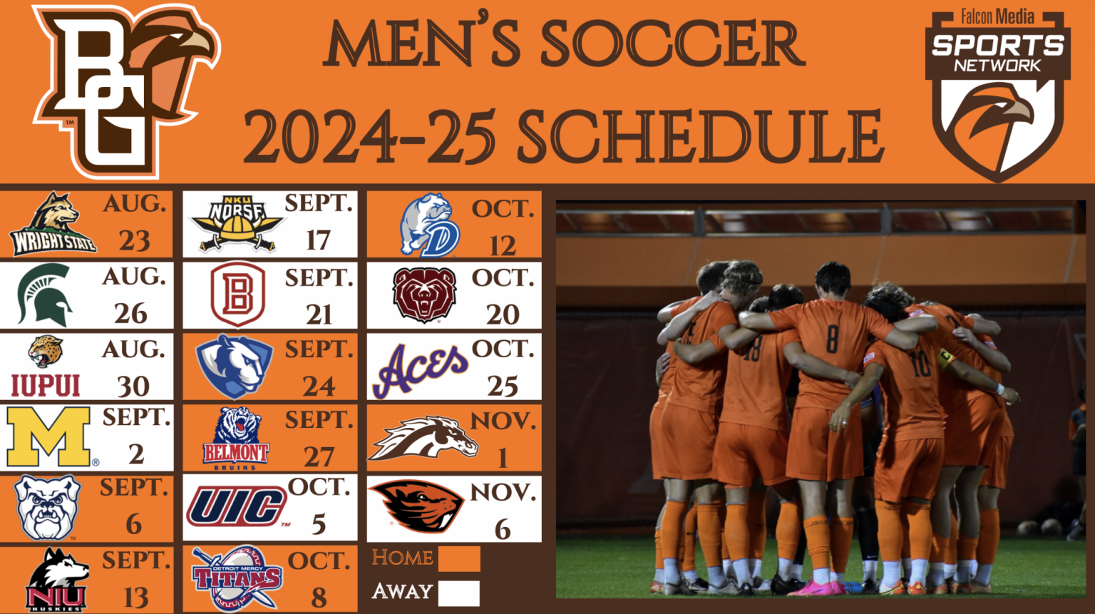 BGSU men’s soccer releases 2024 regular season schedule BG Falcon Media