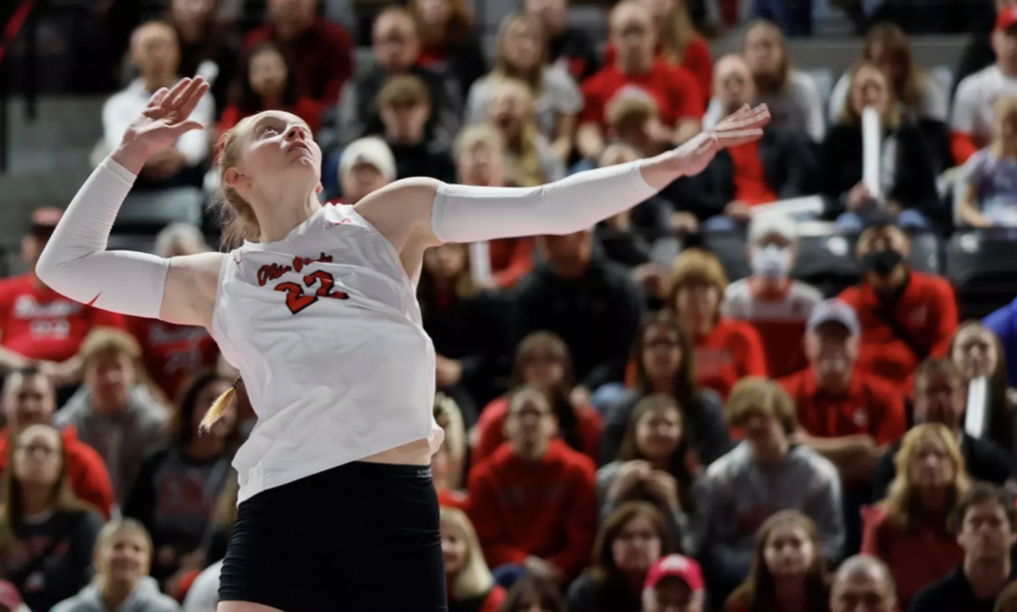 Ohio State volleyball player Emily Londot.