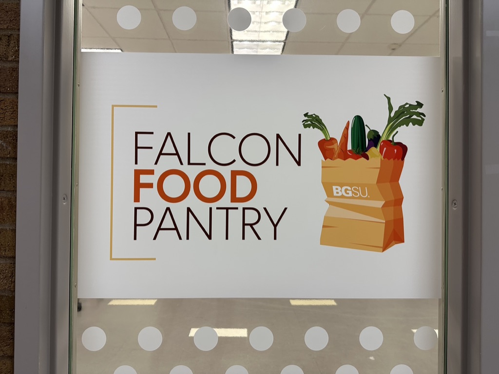 Falcon Food Pantry sign