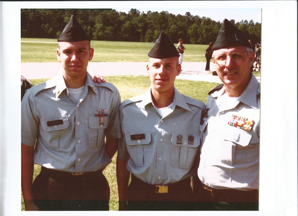 Sean's Basic Training graduation, 1999
Left to right: Chad, Sean and Bill