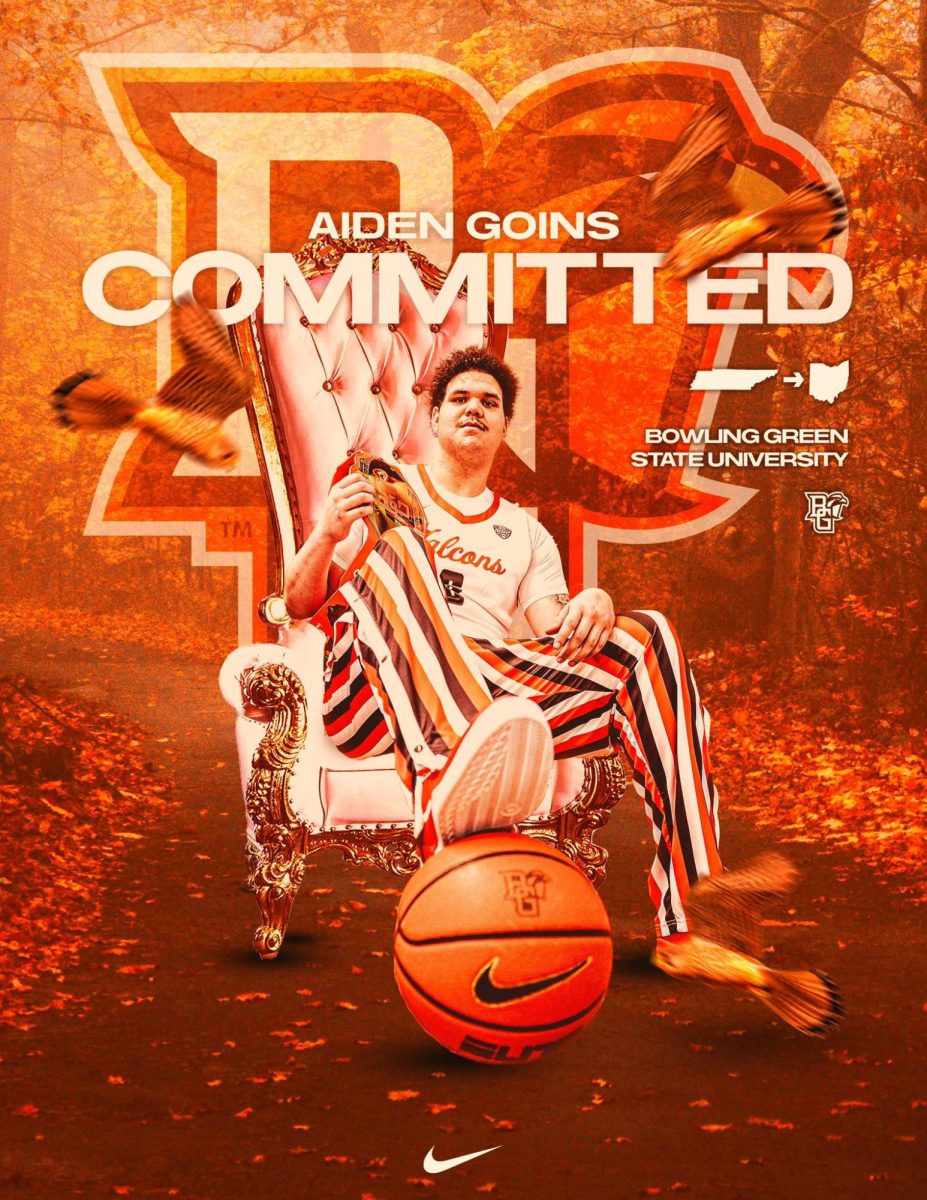 The commitment graphic posted on X by Aiden Goins.