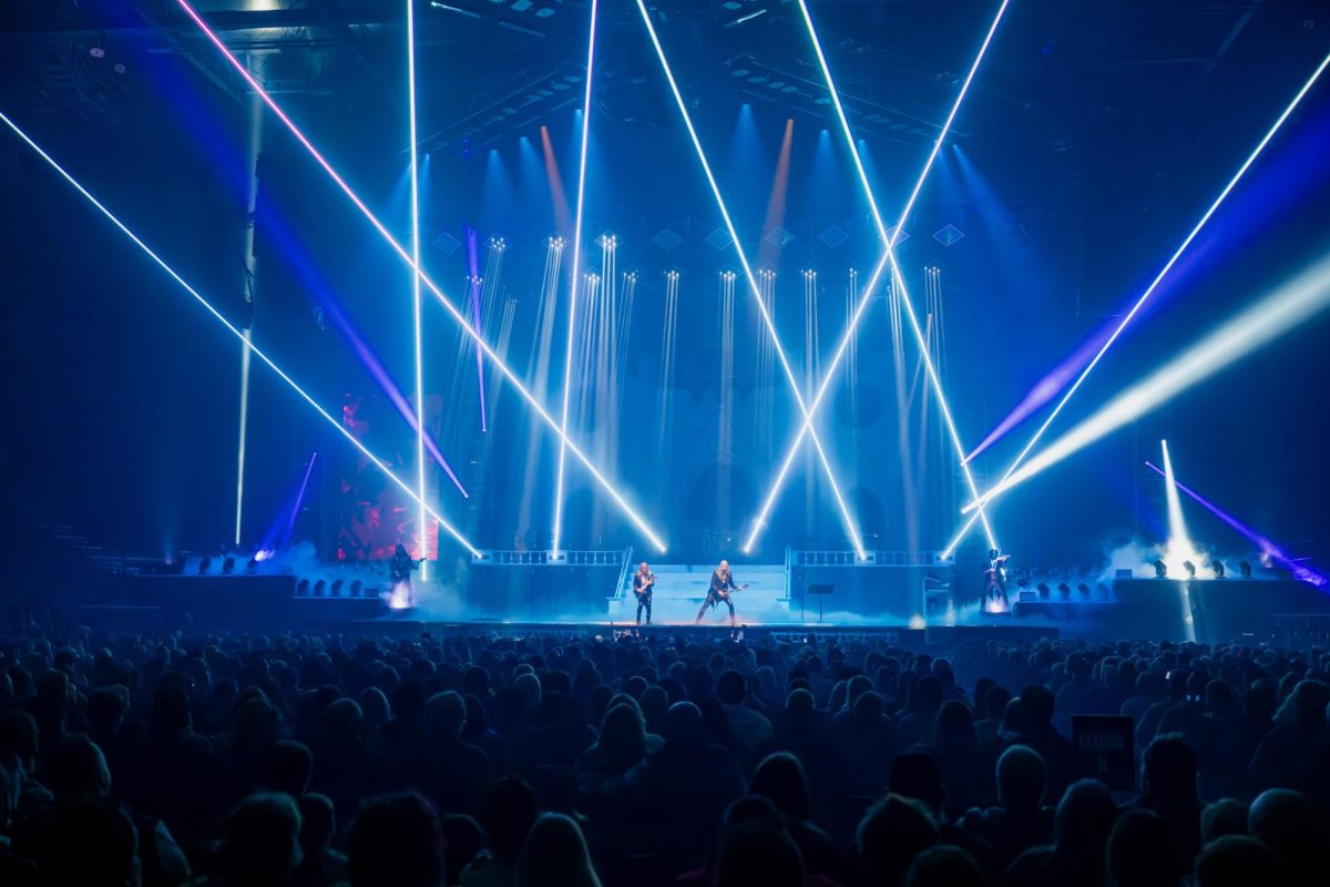 The Trans-Siberian Orchestra performing at the Huntington Center on Nov. 16, 2024.