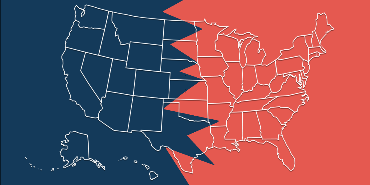 Political polarization plagues the United States (photo via FairVote)