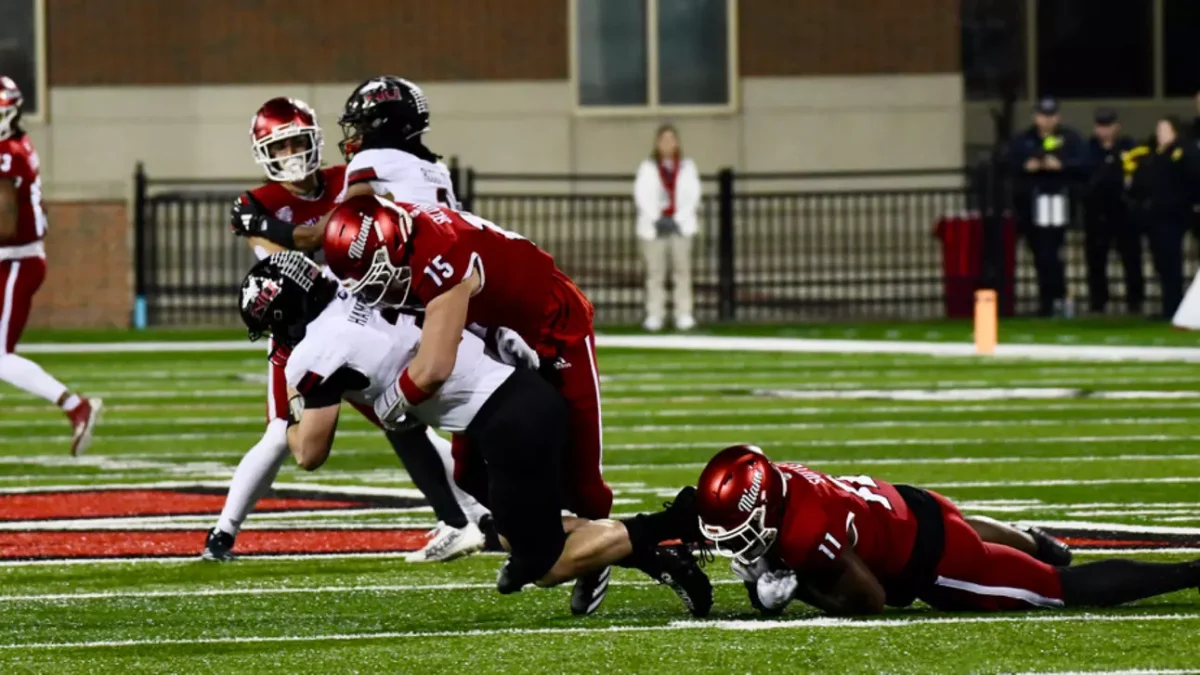 Miami OH will join Ohio in Detroit next week for the MAC football championship game. 