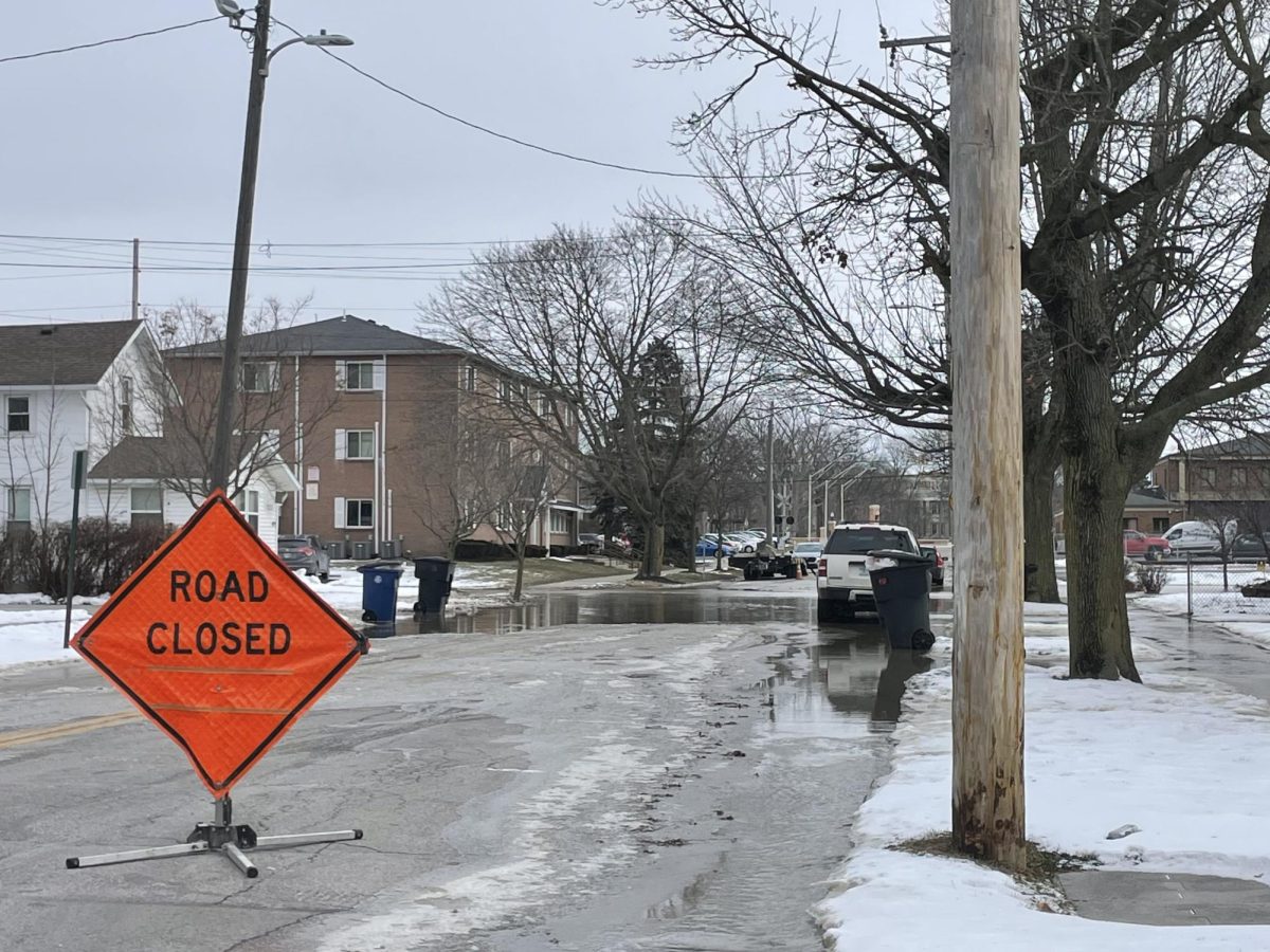 A broken water main has flooded local sidewalks and affected campus water levels.