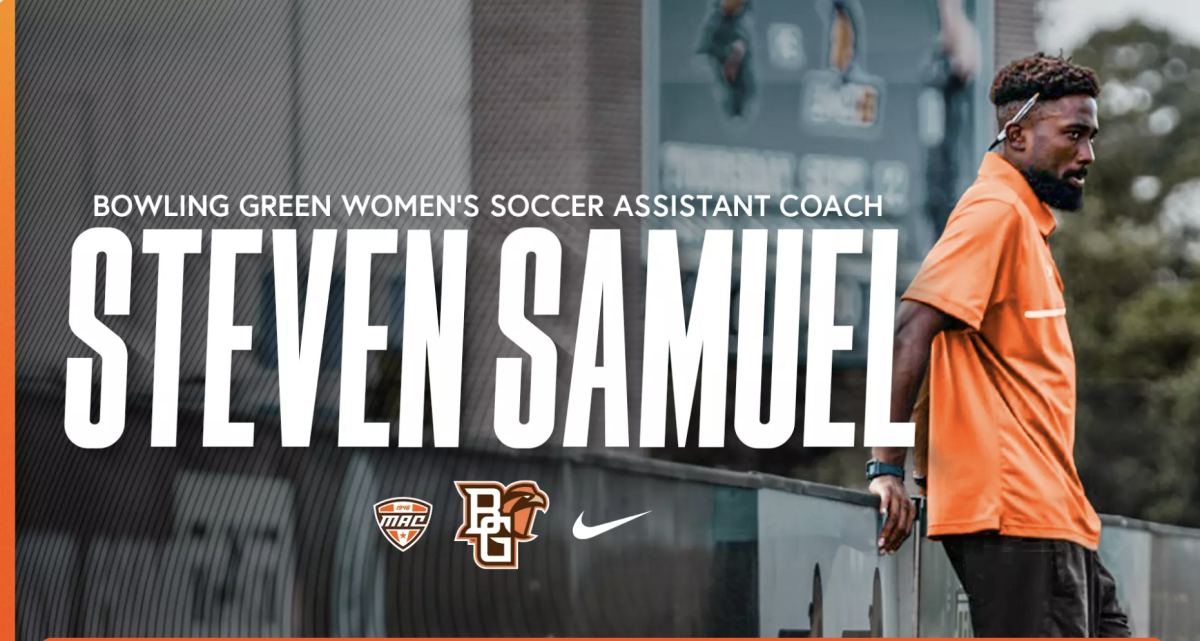 New BGSU Women's Soccer assistant coach Steven Samuel