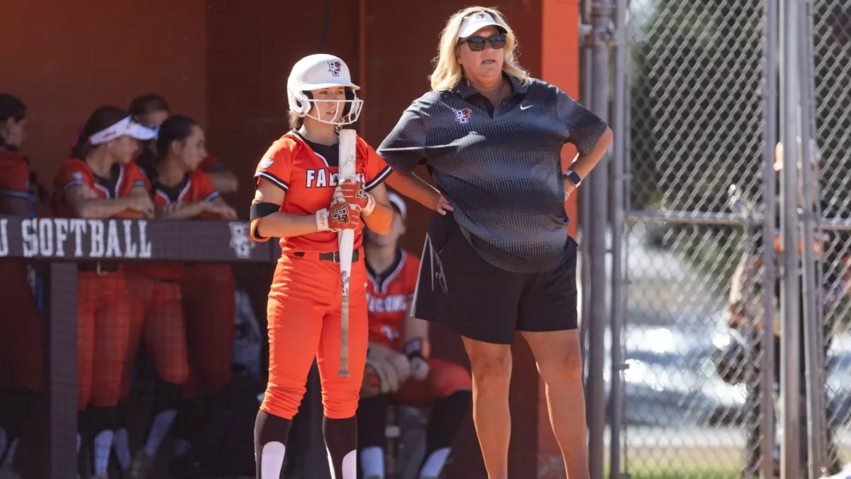 Michelle Gardner with Bowling Green player