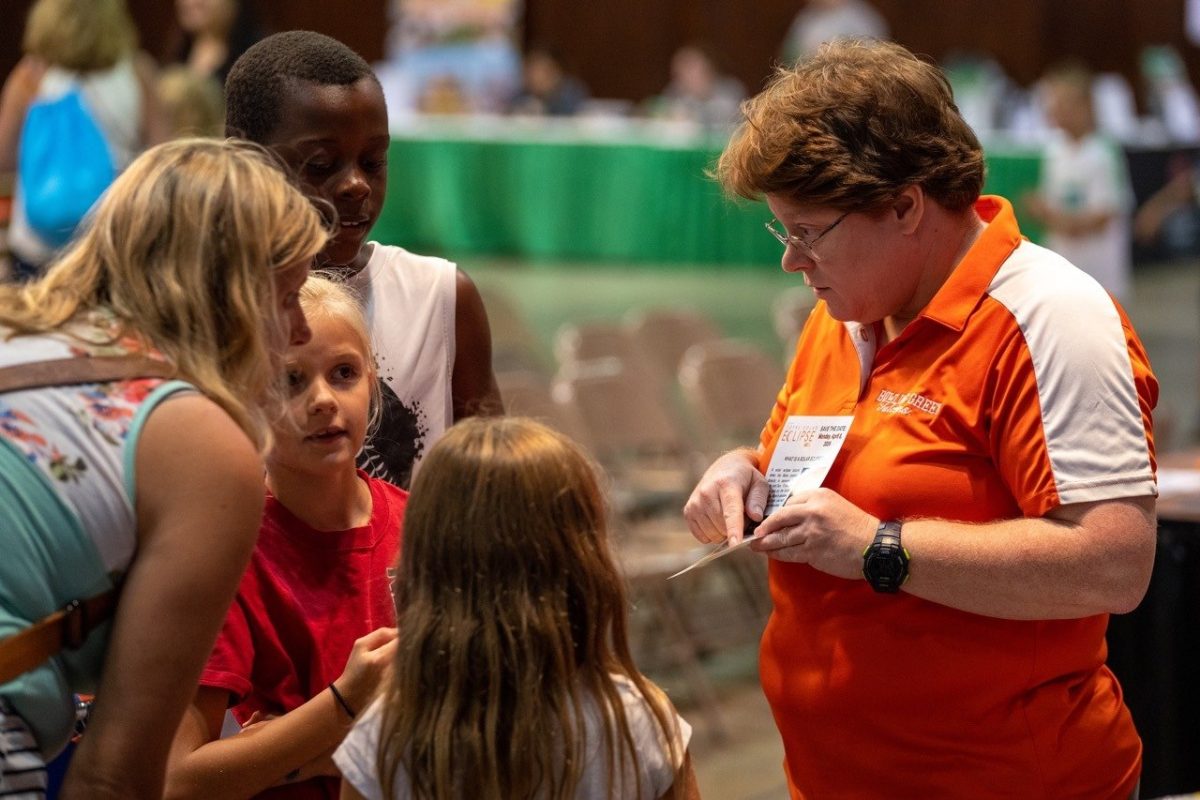 Kate Dellenbusch, teaching professor at BGSU, said the planetary parade was a fun opportunity to see multiple planets at once (photo via BGSU).