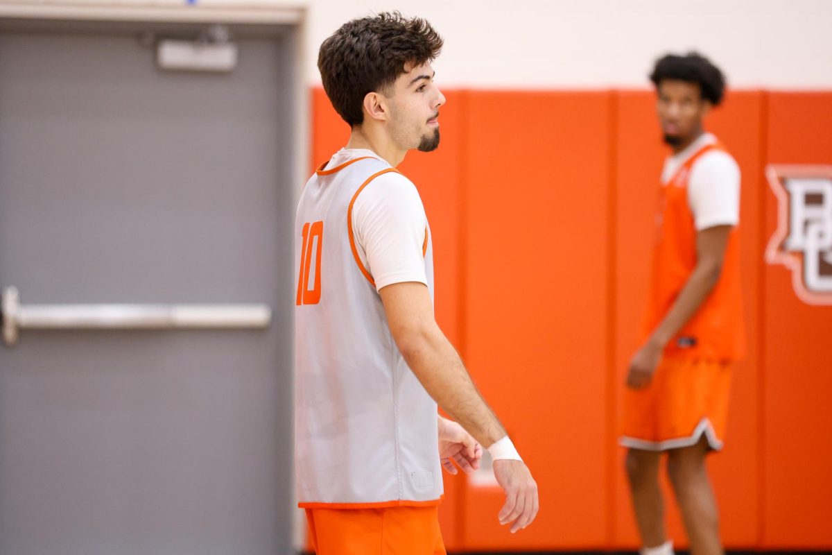Bowling Green, OH - Freshman guard Christian Dedivanaj practicing at the Stroh Center.