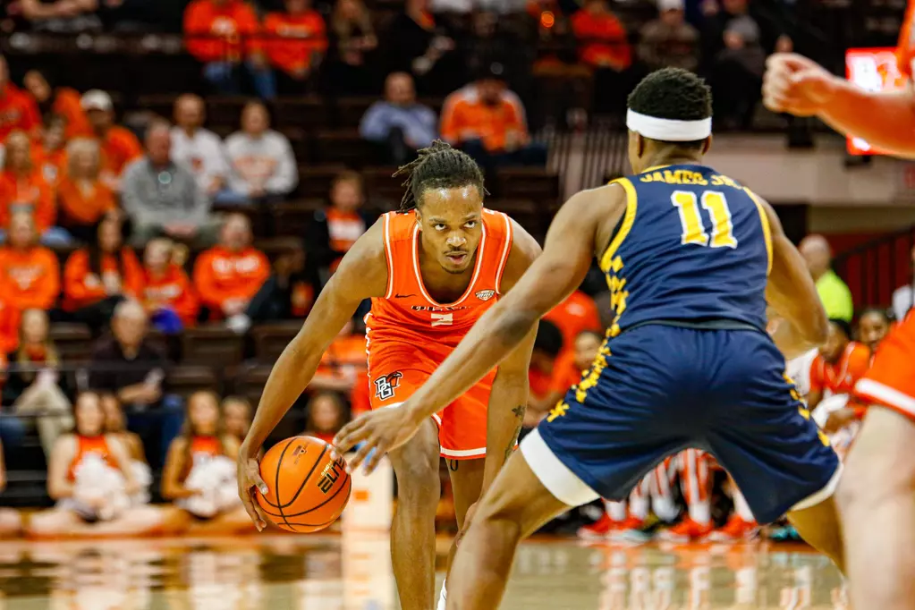 Senior guard Javontae Campbell against Toledo