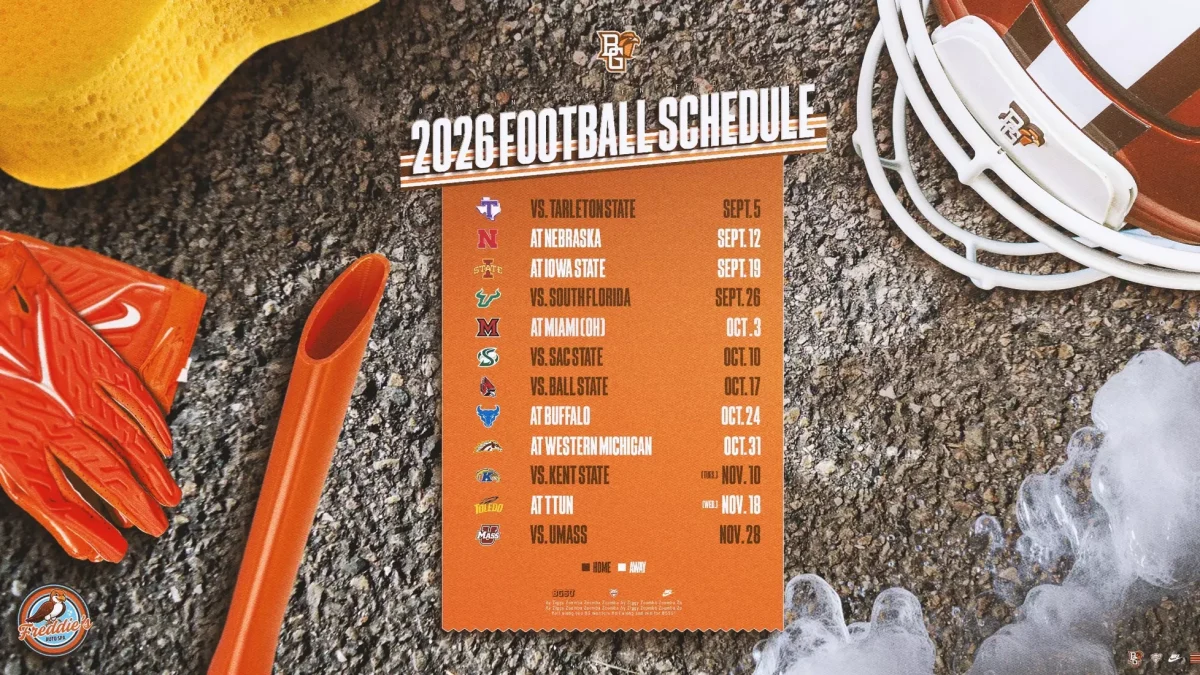 BGSU Football complete 2026 regular season schedule