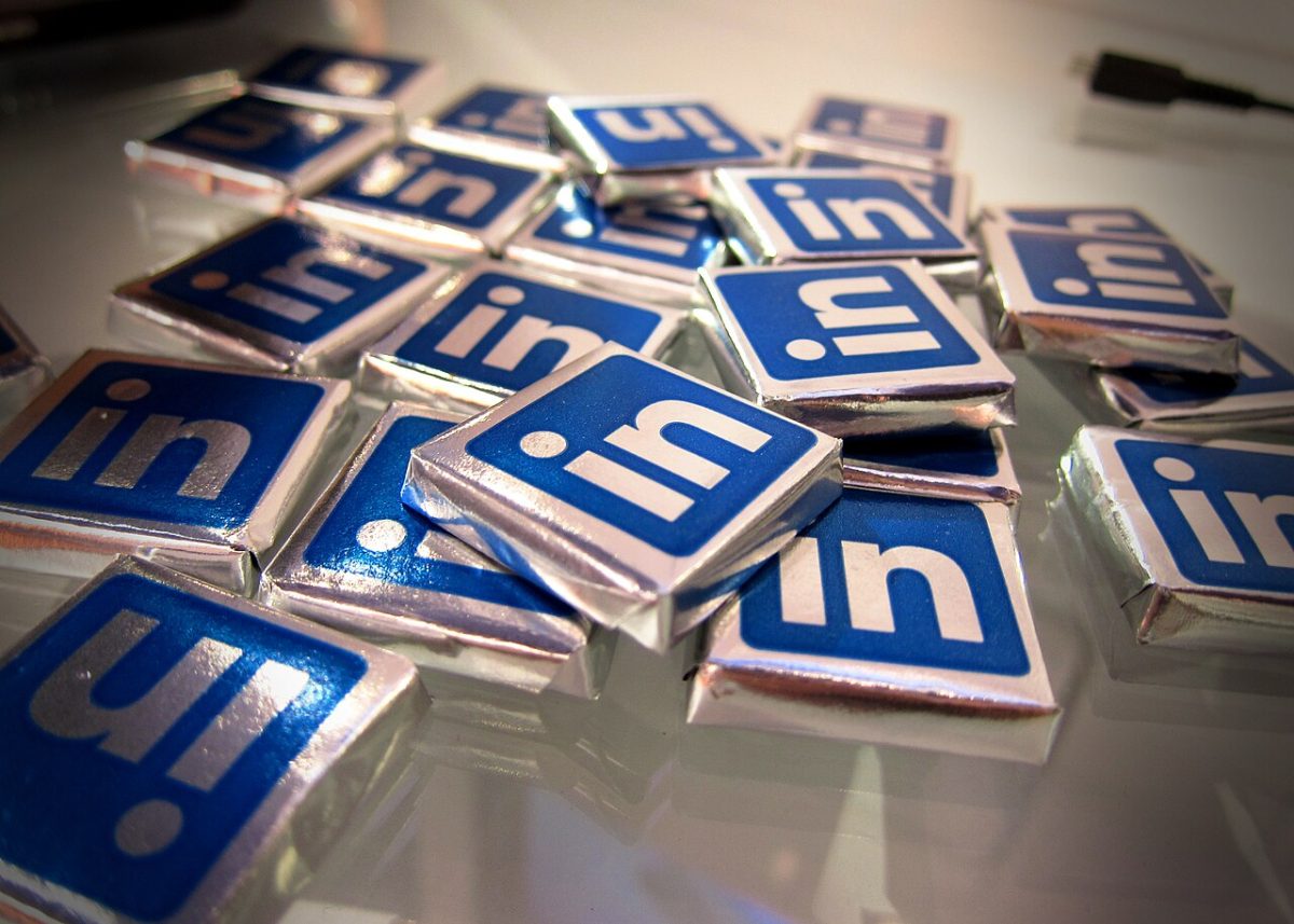 LinkedIn chocolates (via Nan Palmero)