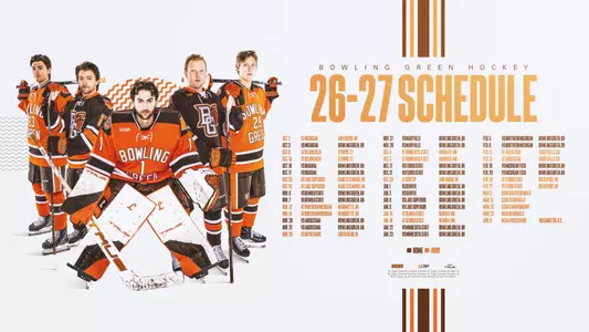 BGSU hockey reveals schedule for the 2026-27 season