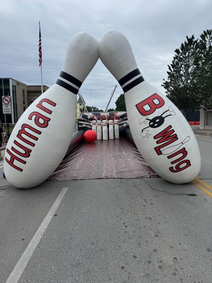 Lifesize bowling inflatable